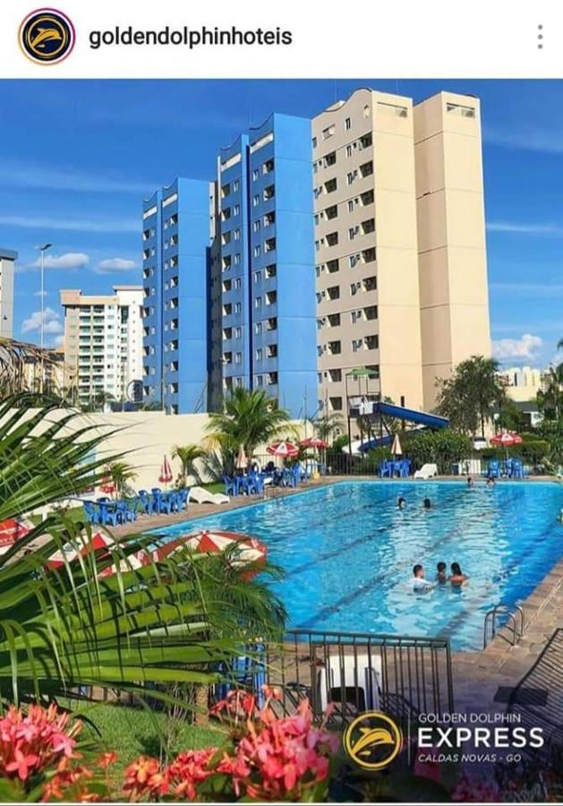 Golden Dolphin Express Aparthotel Caldas Novas Bagian luar foto