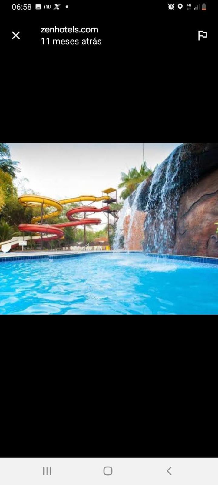 Golden Dolphin Express Aparthotel Caldas Novas Bagian luar foto